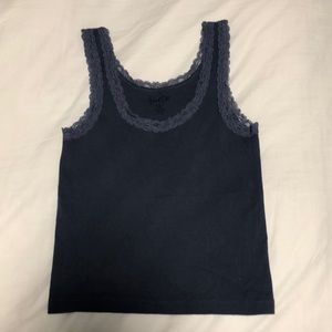 John Galt Lace Edge Tank Top